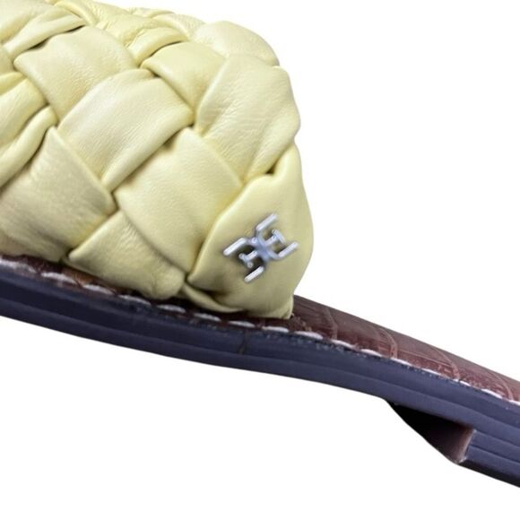 Sam Edelman Women's Yellow Woven Sandals - Picture 5 of 7